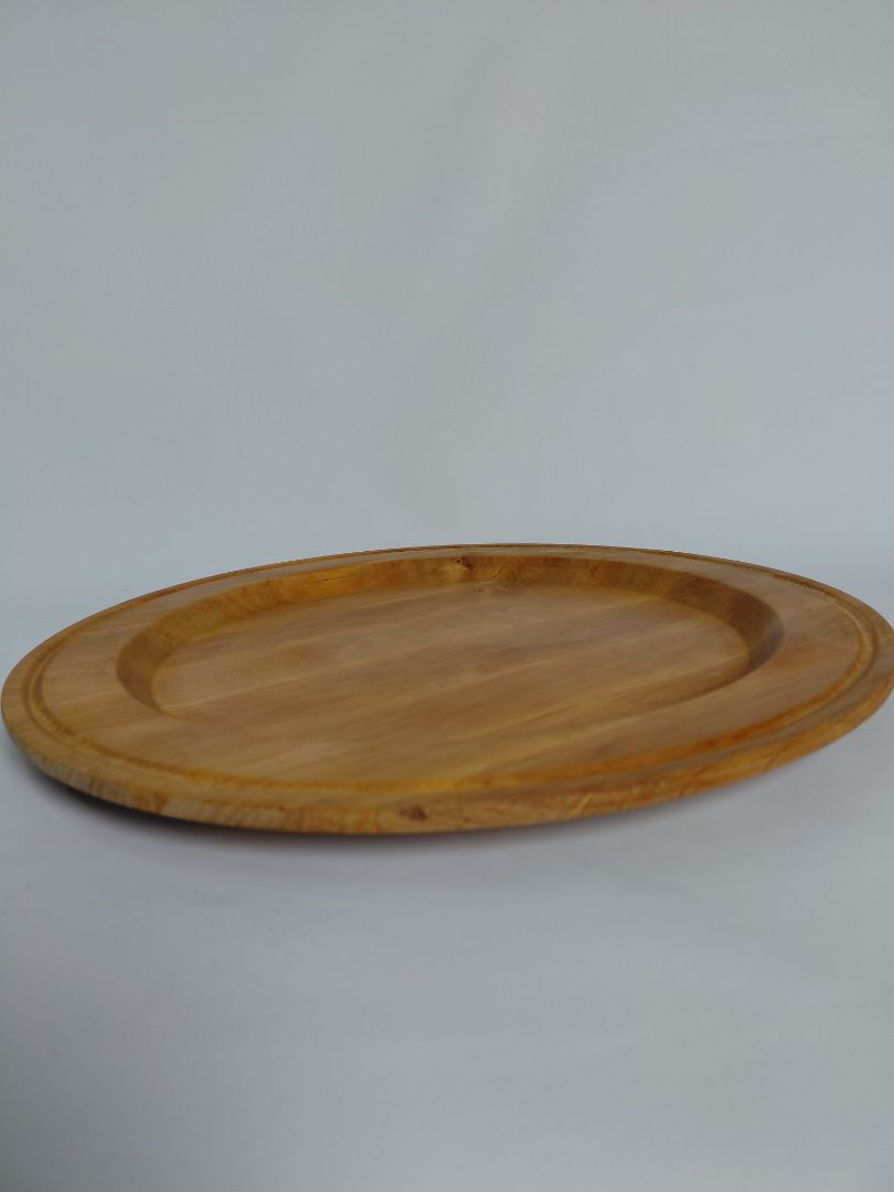 Wooden plate (Ø34 cm)