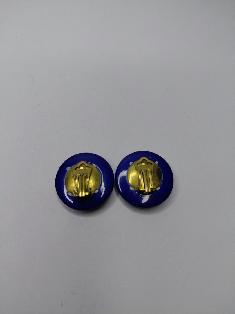 Vintage (1990s) klemmu eyrnalokkar