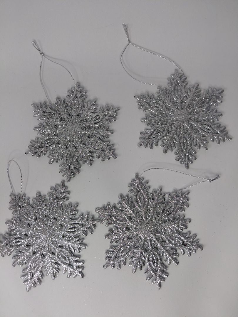 Christmas tree decoration snow 4 pcs