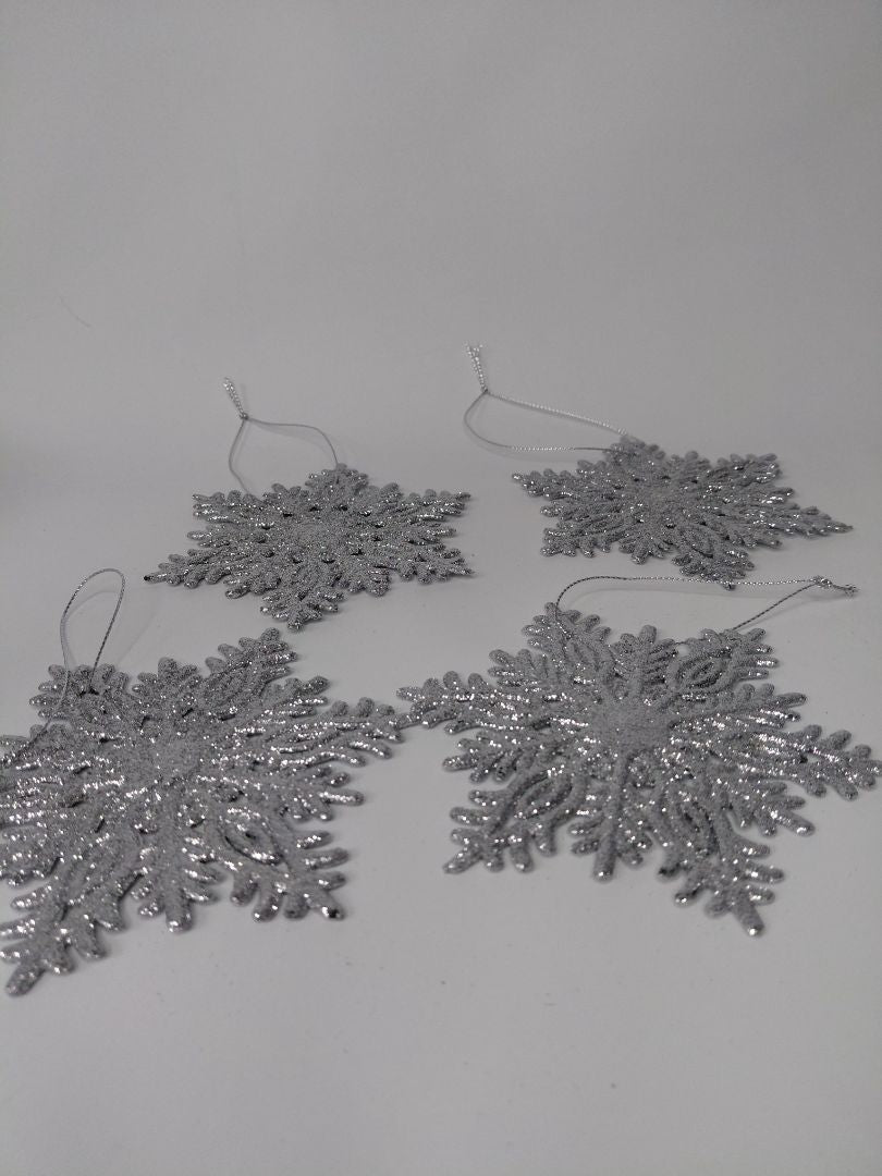 Christmas tree decoration snow 4 pcs