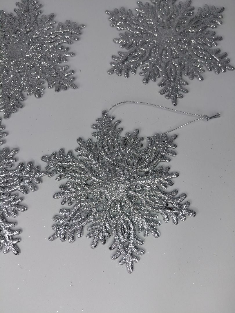 Christmas tree decoration snow 4 pcs