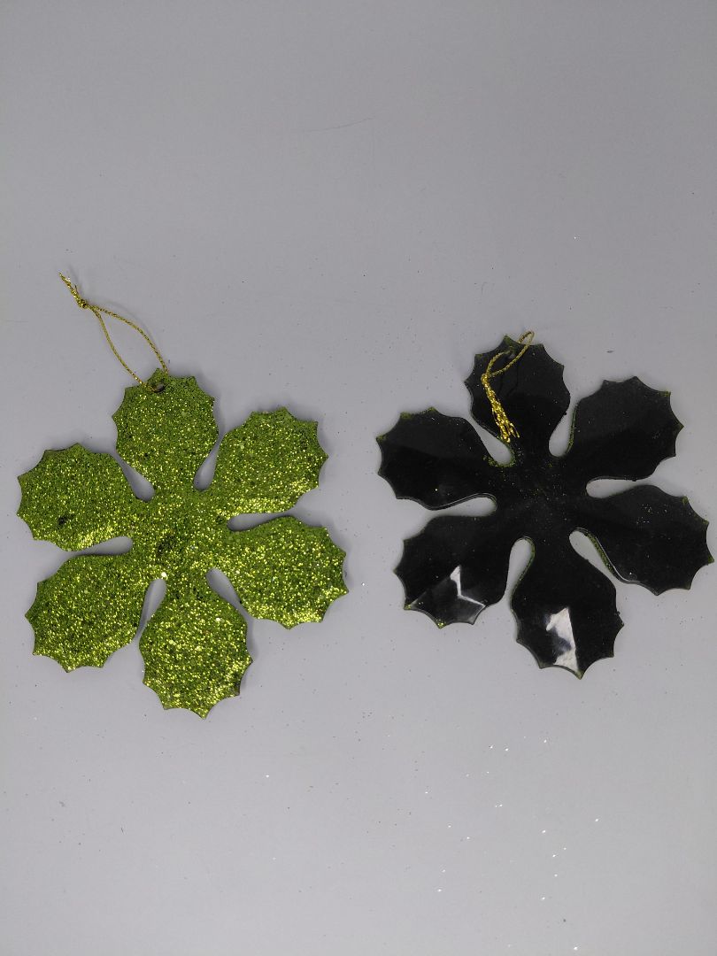 Christmas ornament - snowflakes 2 pcs