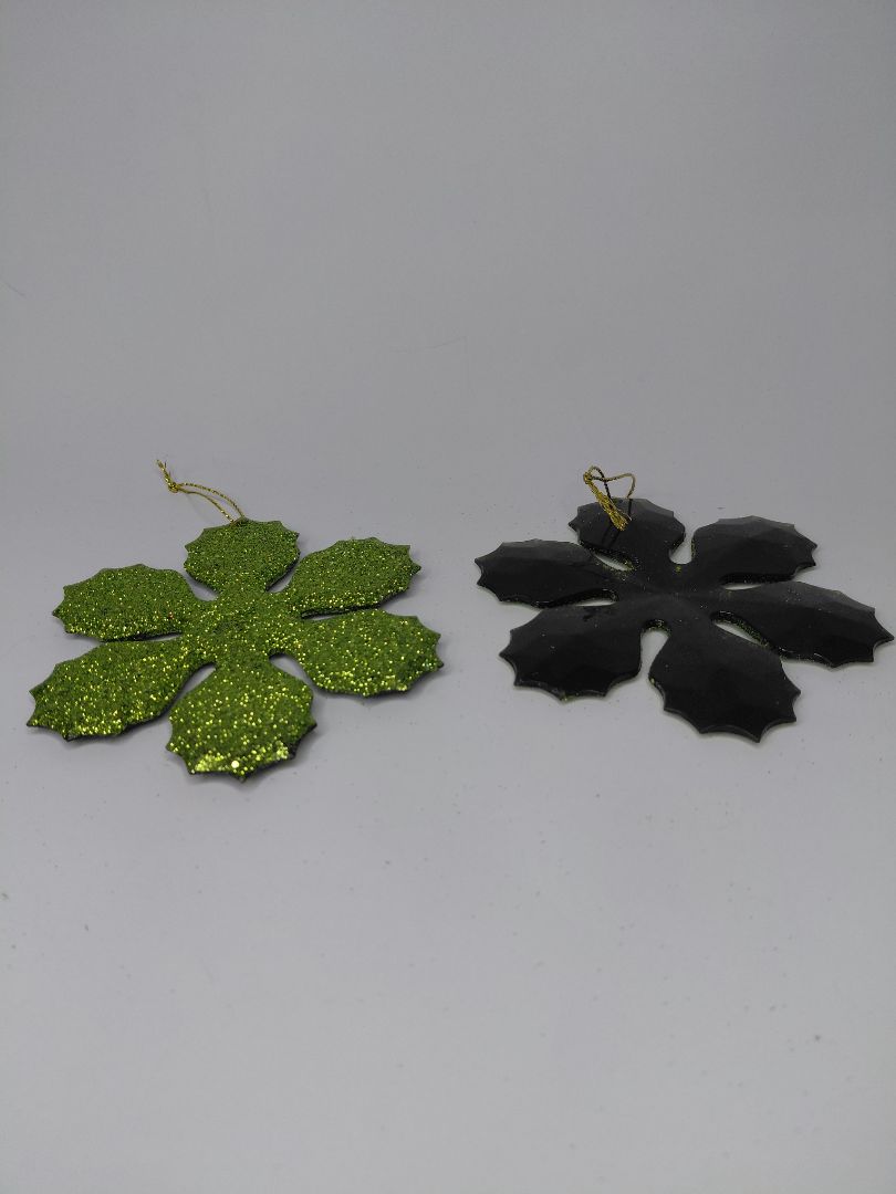 Christmas ornament - snowflakes 2 pcs
