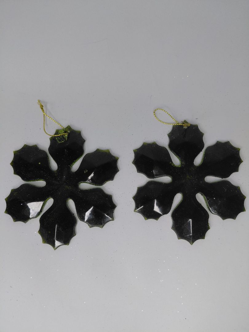 Christmas ornament - snowflakes 2 pcs