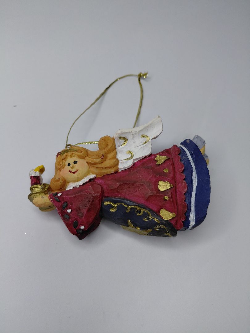 Christmas ornament - Angel holding a candle