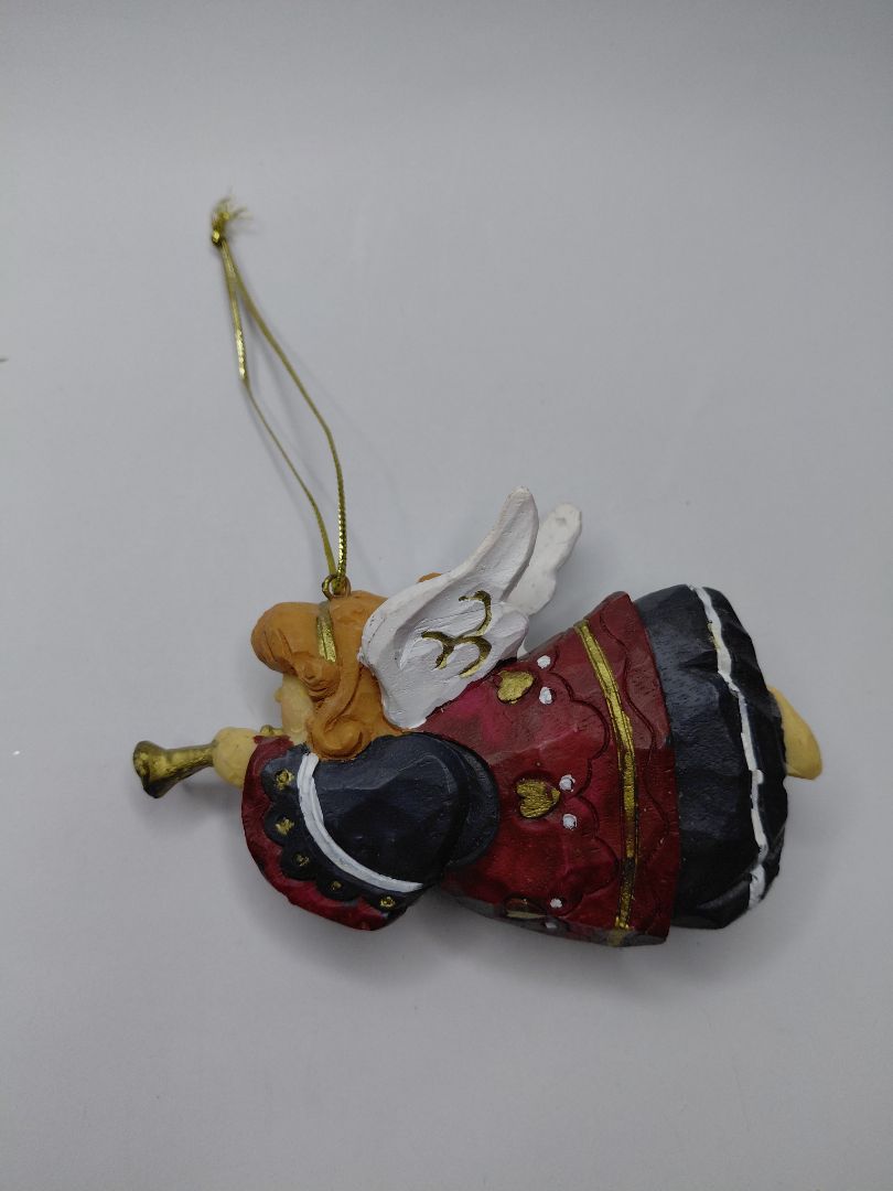 Christmas ornament - angel holding a trumpet