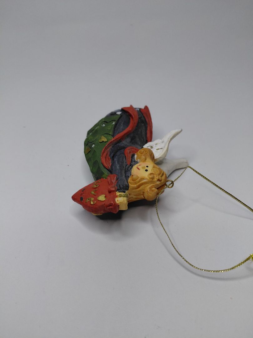 Christmas ornament - angel holding a heart