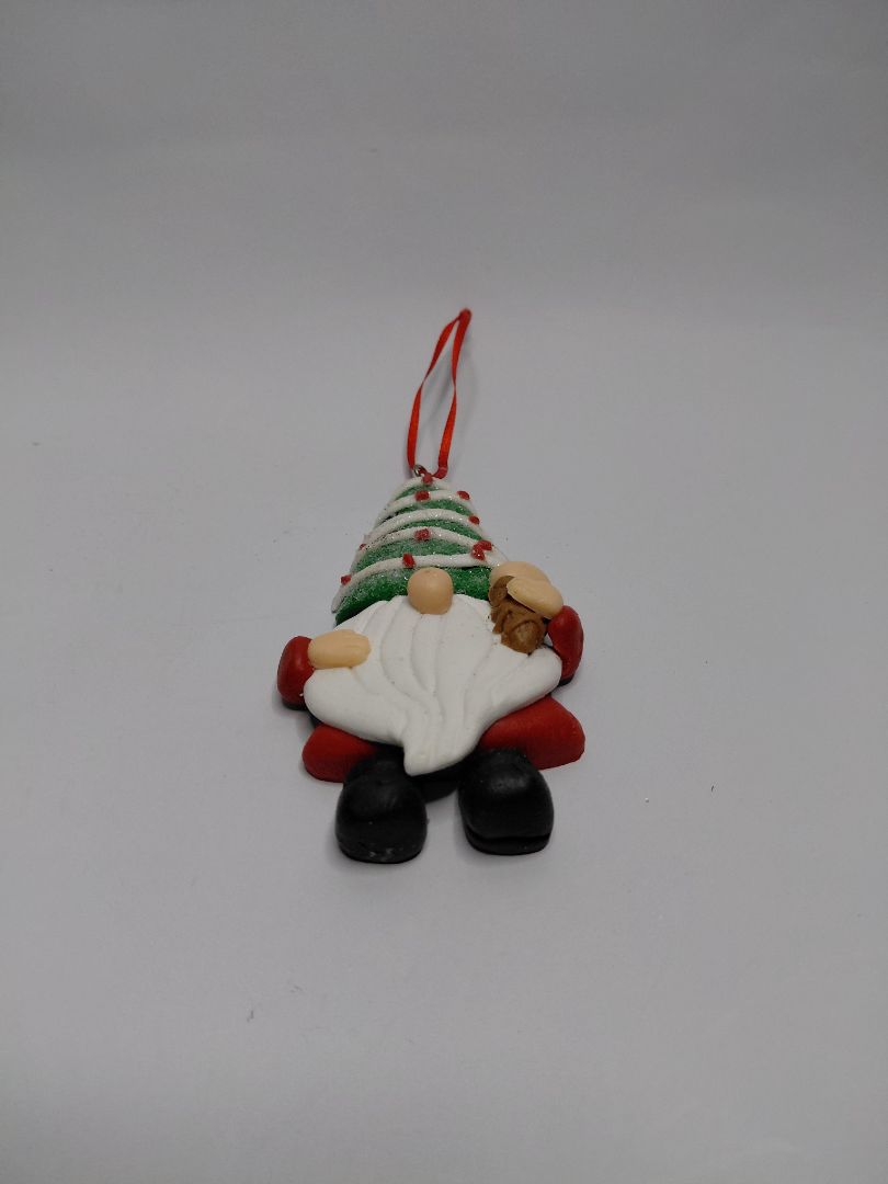 Jólaskraut - Jólasveinn heldur á ís