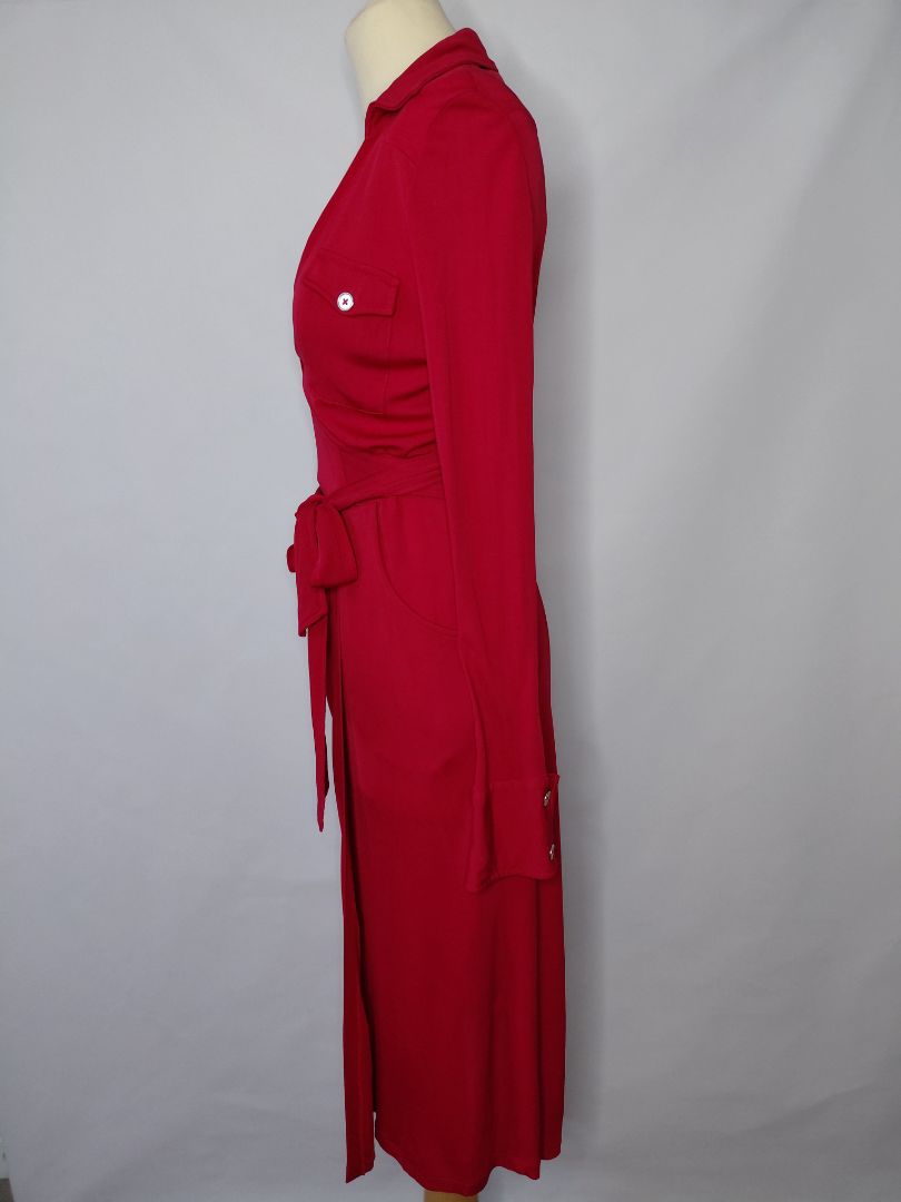 Vafinn kjóll, M, Sand