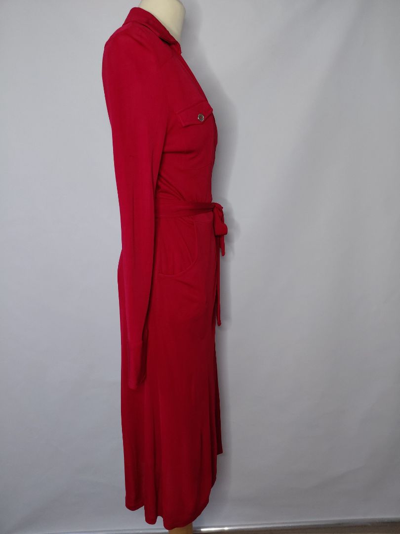 Vafinn kjóll, M, Sand