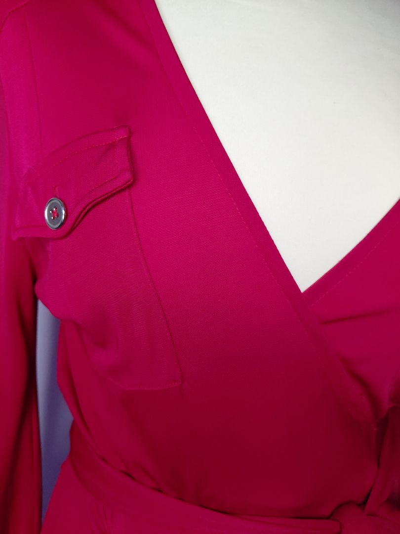 Vafinn kjóll, M, Sand