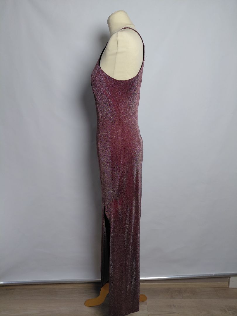 Side censored dress, M, Onyx nite