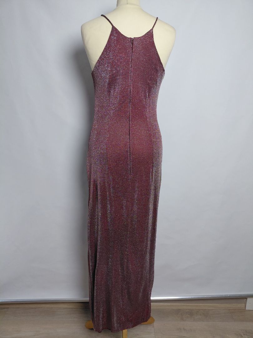 Side censored dress, M, Onyx nite