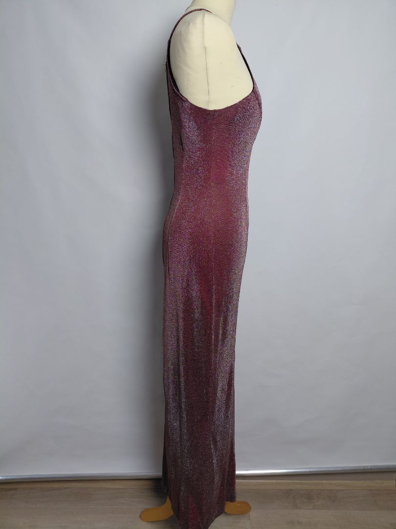 Side censored dress, M, Onyx nite