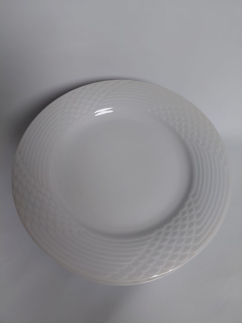 Dinner plate Scala Bianca by Wolf Karnagel, Hutschenreuther