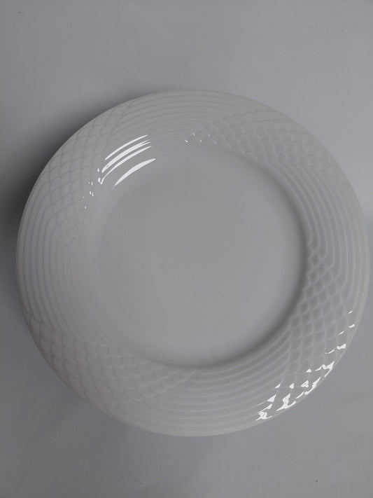 Dinner plate Scala Bianca by Wolf Karnagel, Hutschenreuther