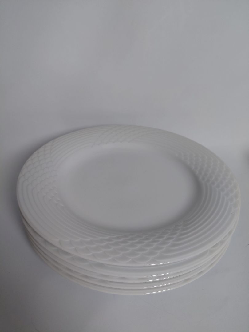 Dinner plate Scala Bianca by Wolf Karnagel, Hutschenreuther