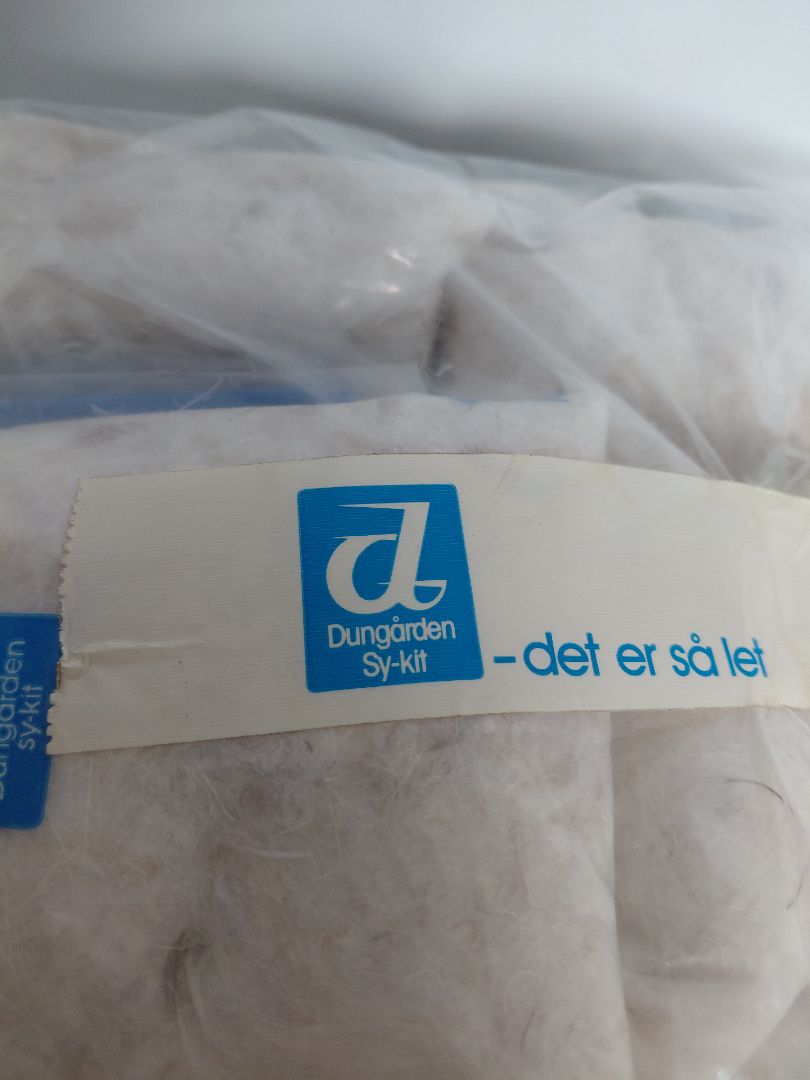 Vintage (1970s) sewing kit down jacket (unused), Dungården sewing kit