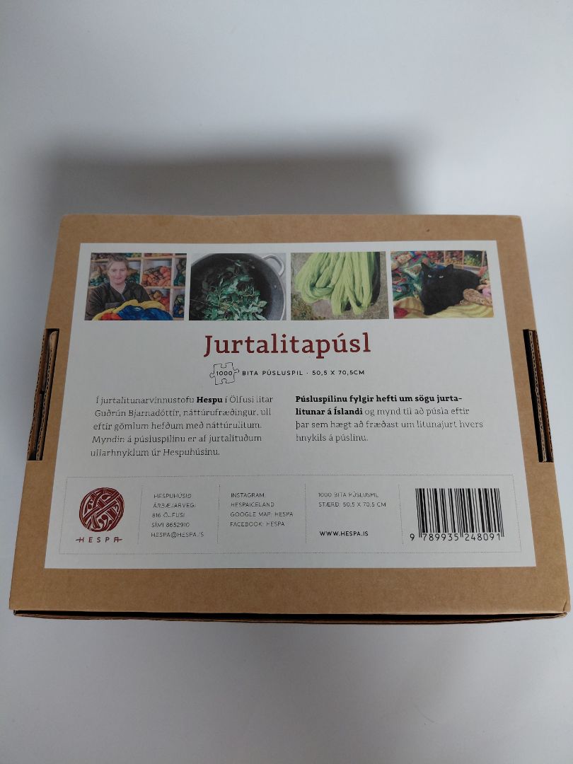 Plant color puzzle 1000 pieces, Hespa