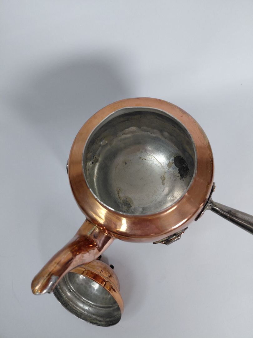 Vintage (1960s) copper tea kettle on a tripod, Smedjan