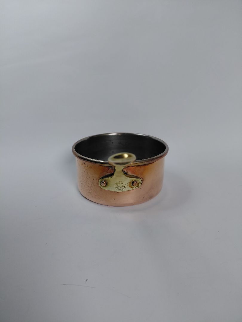 Vintage (pre-1990) copper pot, sauce pot, Copral made in Portugal