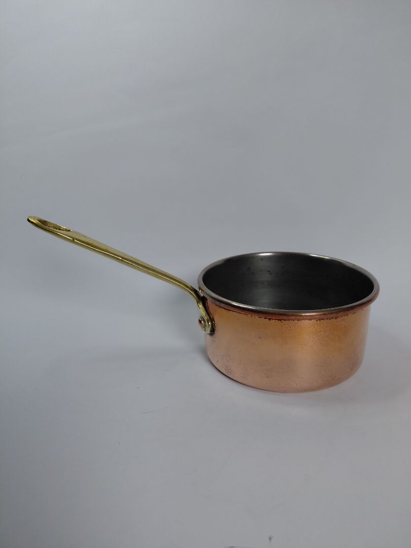 Vintage (pre-1990) copper pot, sauce pot, Copral made in Portugal