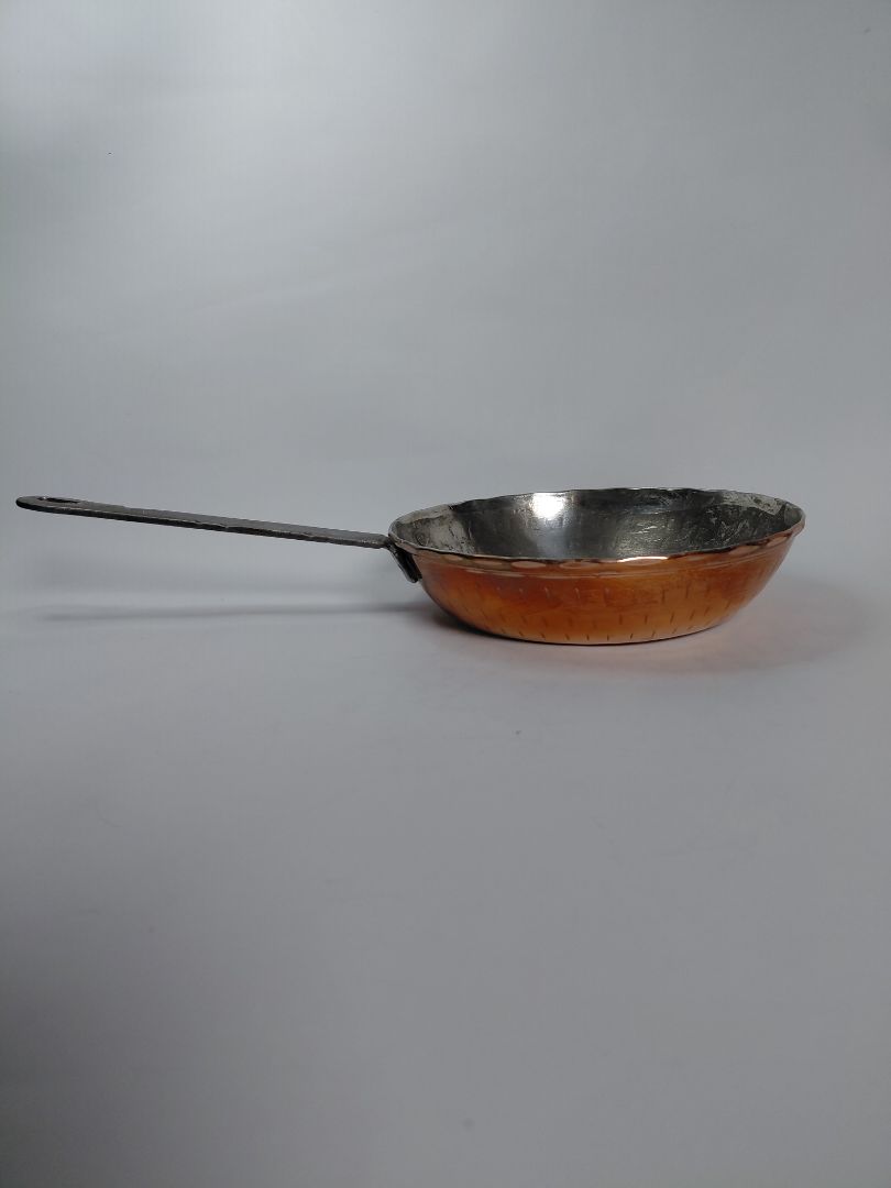 Vintage kopar panna, lítil