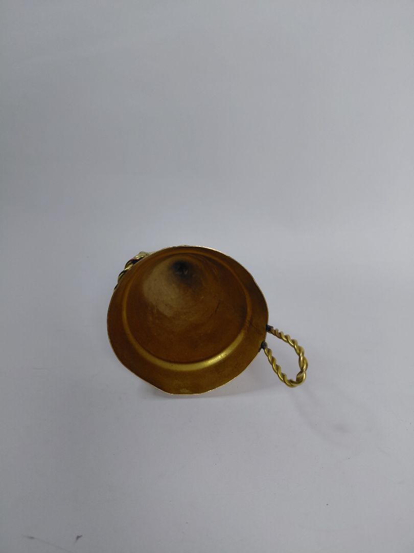 Vintage (1980-1990) brass hugger house, House of Lloyd Christmas Around the World