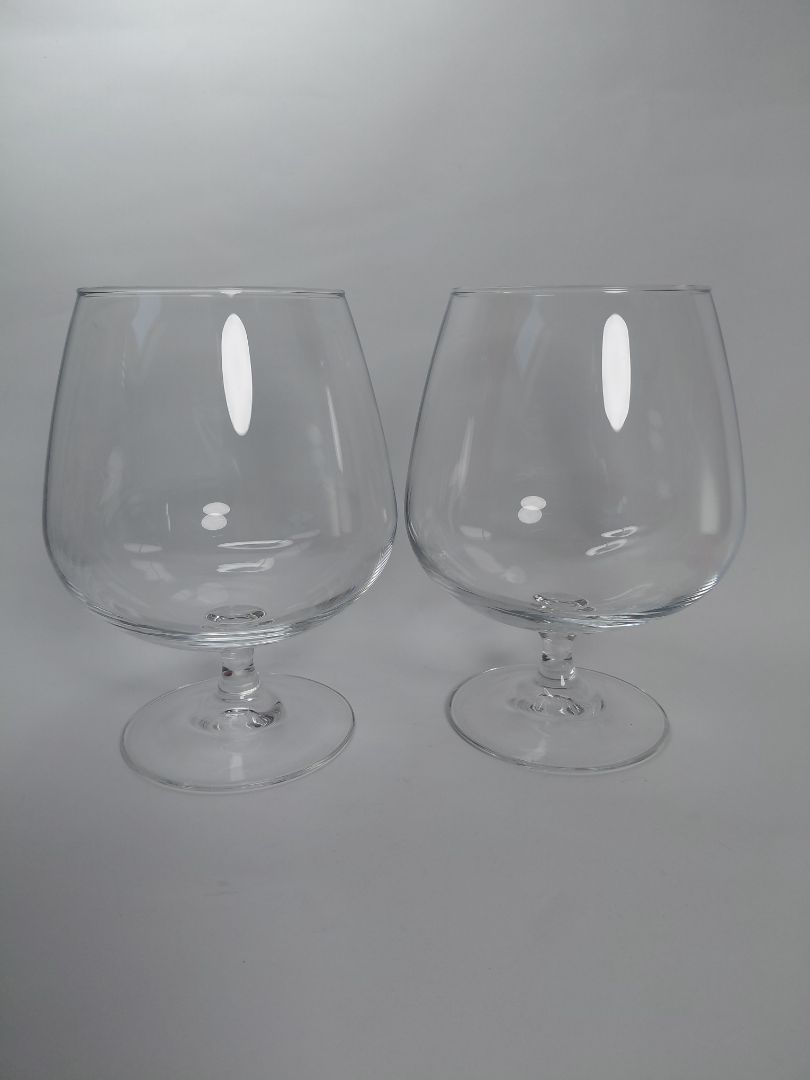 Koníaksglös stór 2 stk