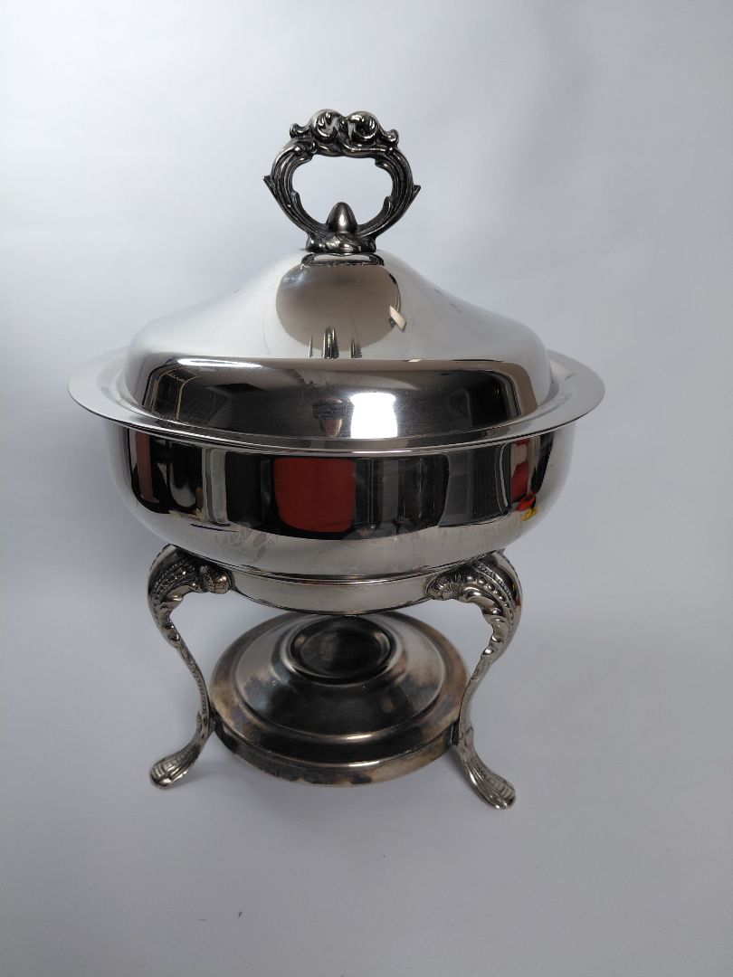 Silfur hitaskál / "Chafing" skál