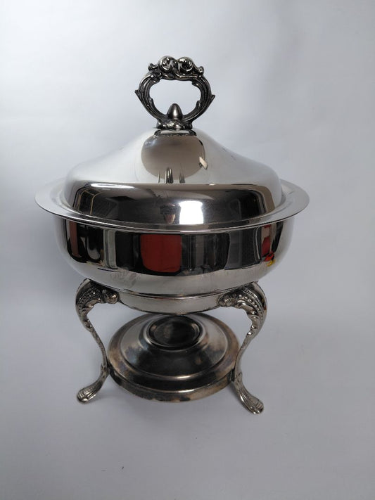 Silfur hitaskál / "Chafing" skál