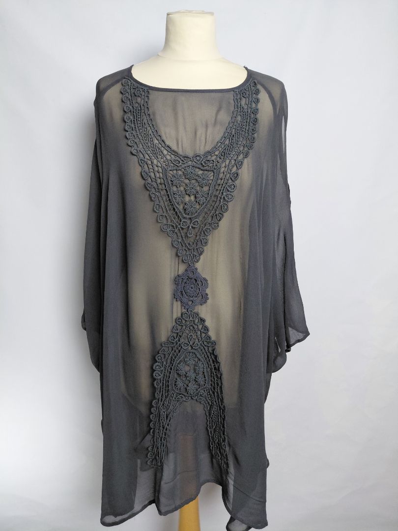 Gegnsær kjóll, XL, Beautiful Stories