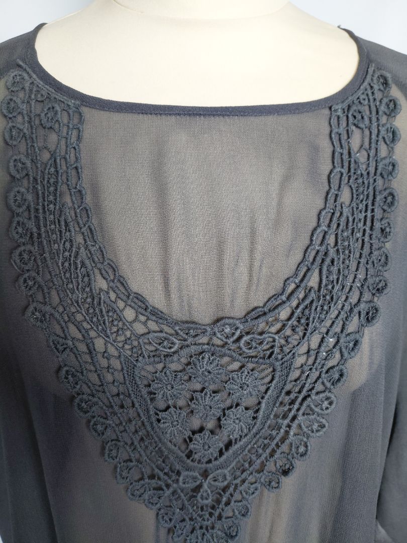 Gegnsær kjóll, XL, Beautiful Stories