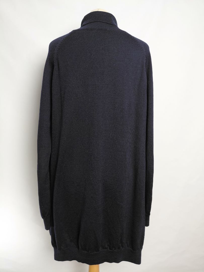 Rúllukraga síð peysa (merino ull) / kjóll, L, Cos