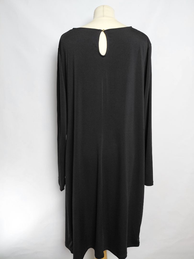 Hné síður kjóll með sylgju, XL, Punt.Roma