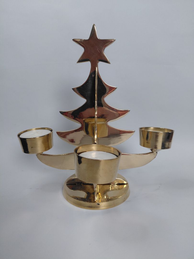 Vintage aðventu kertastjaki (1970s)