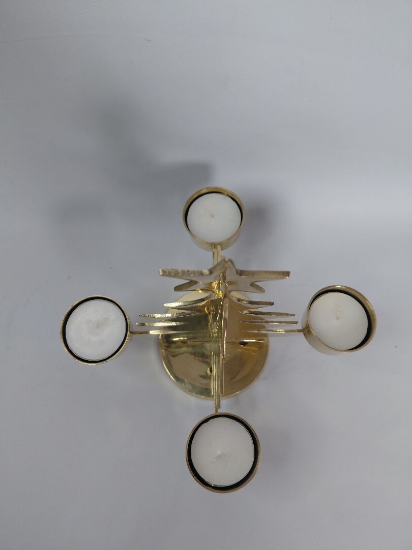 Vintage aðventu kertastjaki (1970s)