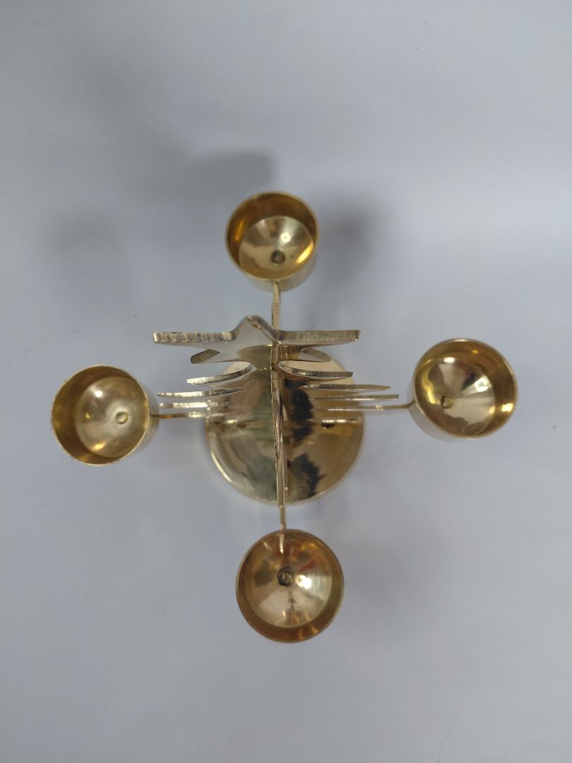 Vintage aðventu kertastjaki (1970s)