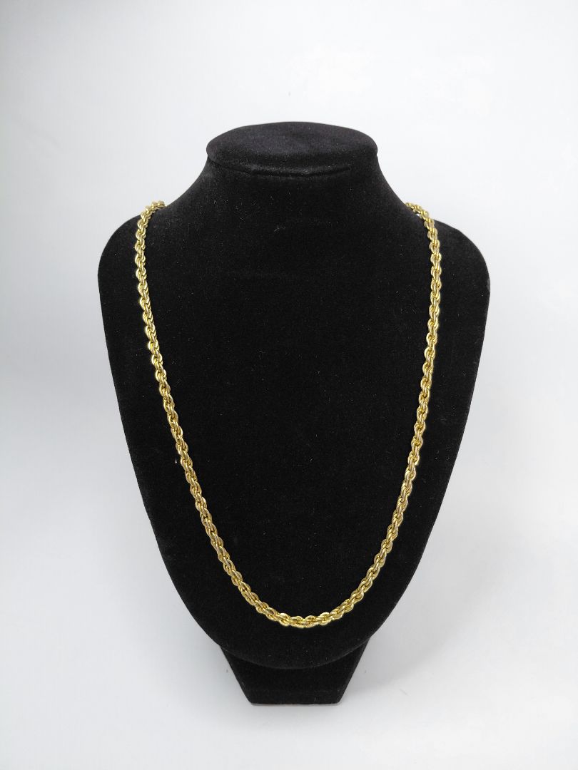 Vintage hálskeðja, snúningslaga