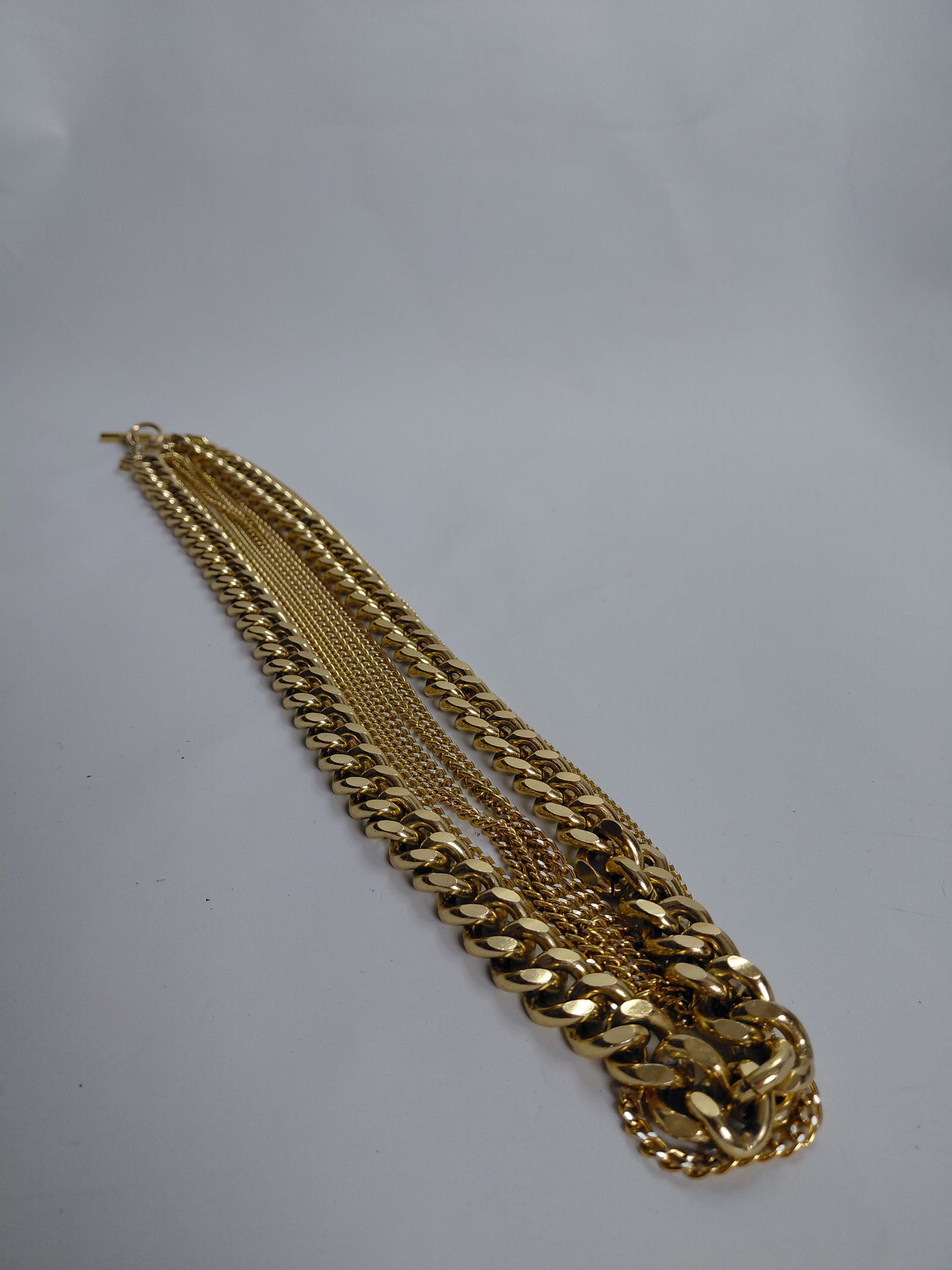 Vintage hálsfesti, þykk keðja