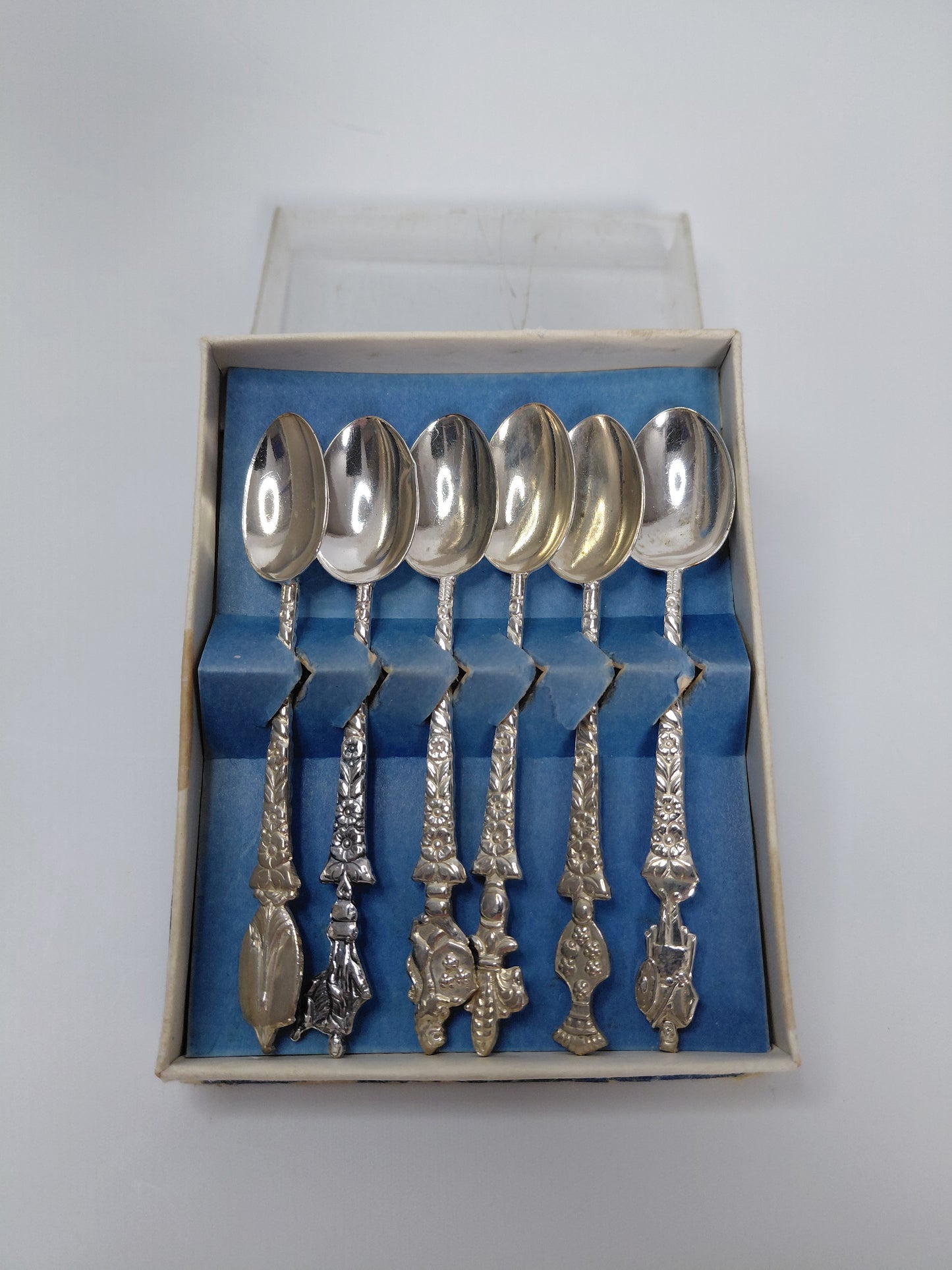 Vintage silfurskeiðar 6 stk (1950-1970), Meka Denmark