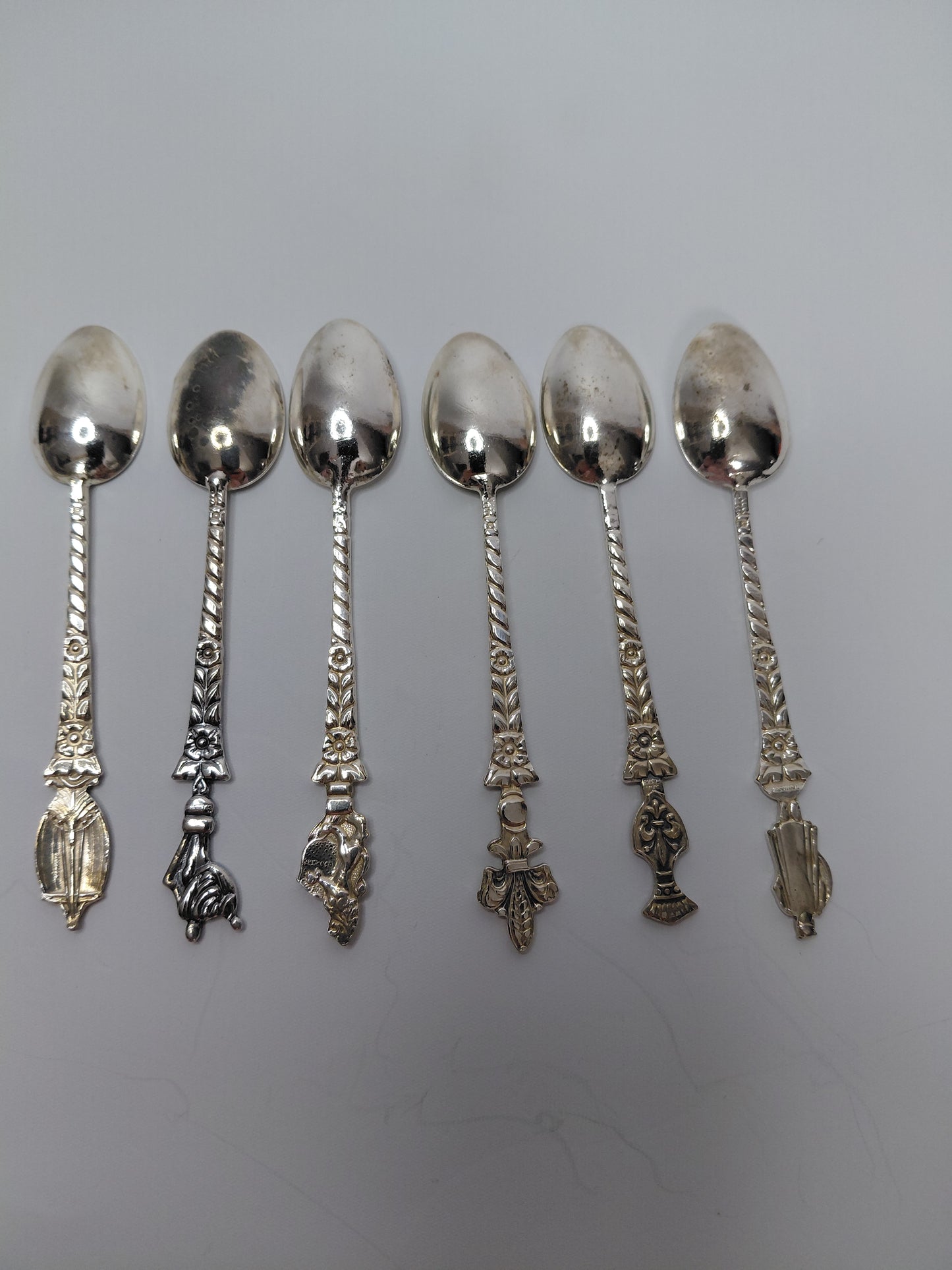 Vintage silfurskeiðar 6 stk (1950-1970), Meka Denmark