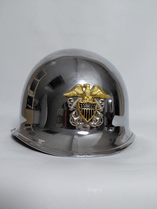 Vintage hjálmur (U.S. Military Police (MP) / Navy Honor Guard M1)