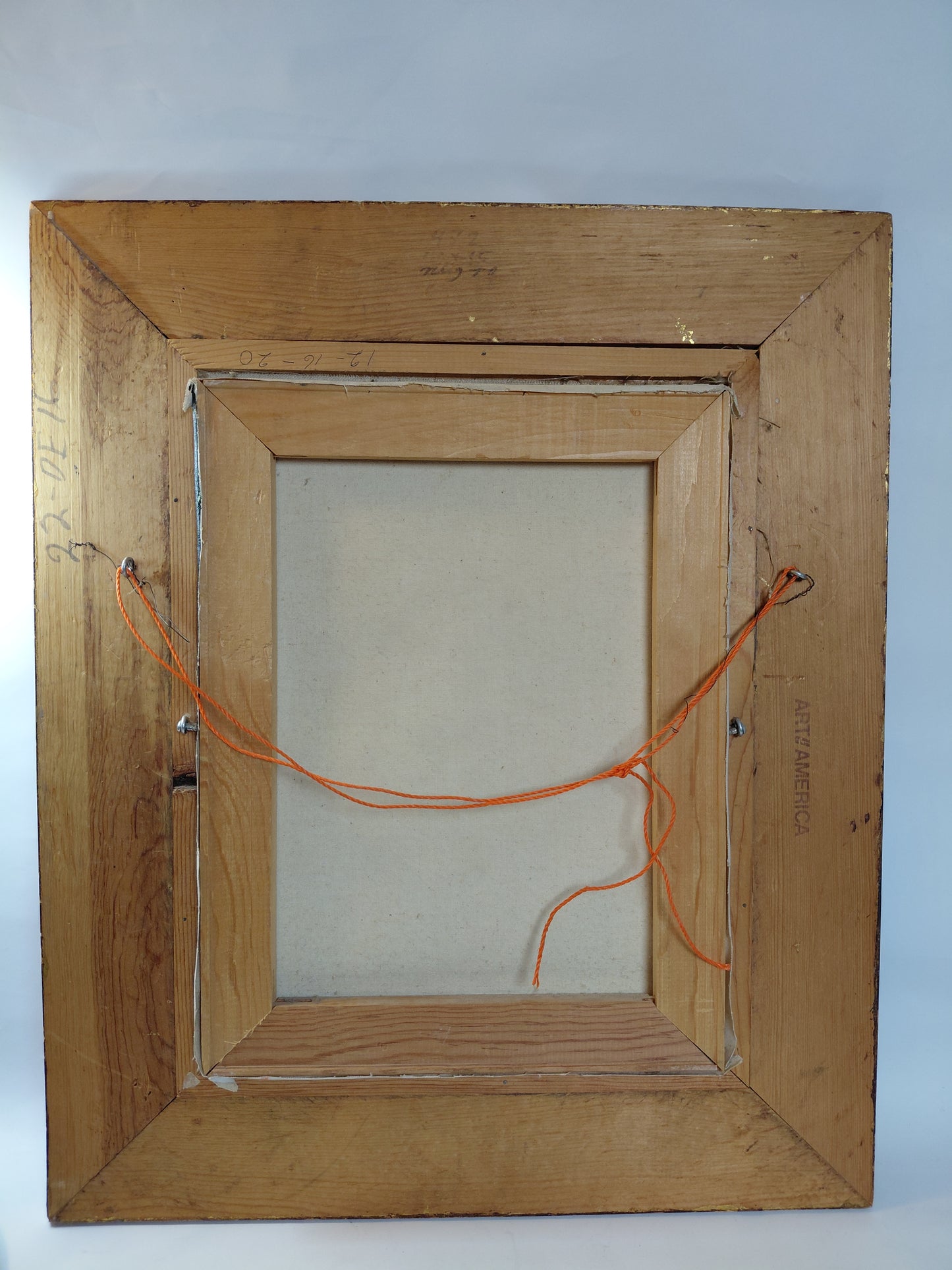 Vintage olíumálverk gul blómi í blómavasa (1960-1980), Marillo