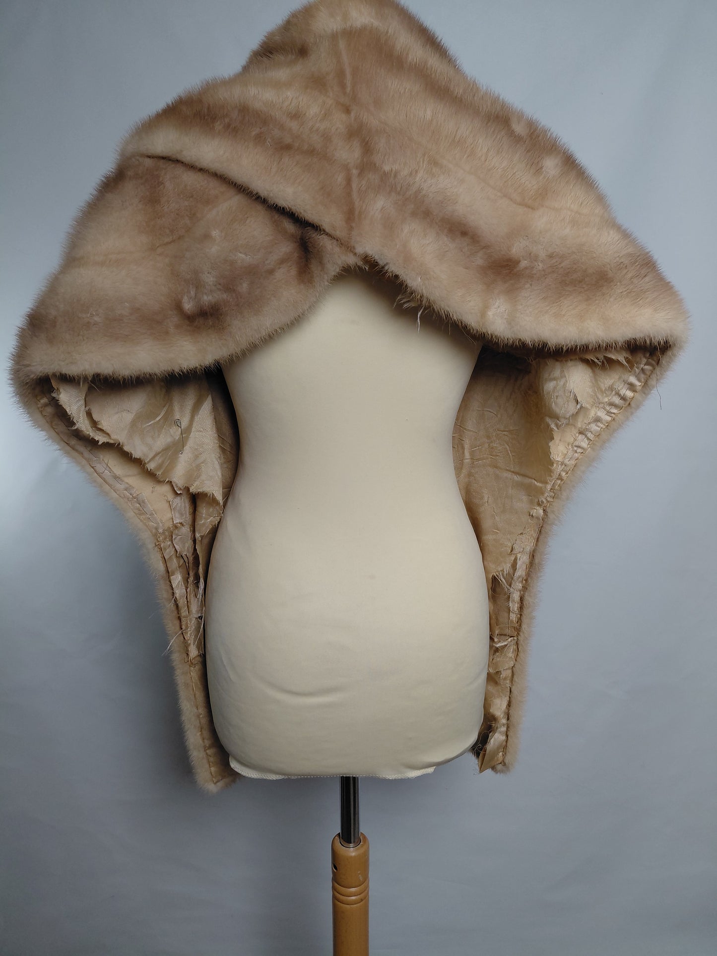 Vintage pels slá, ekta (1940-1950), inn's Furs