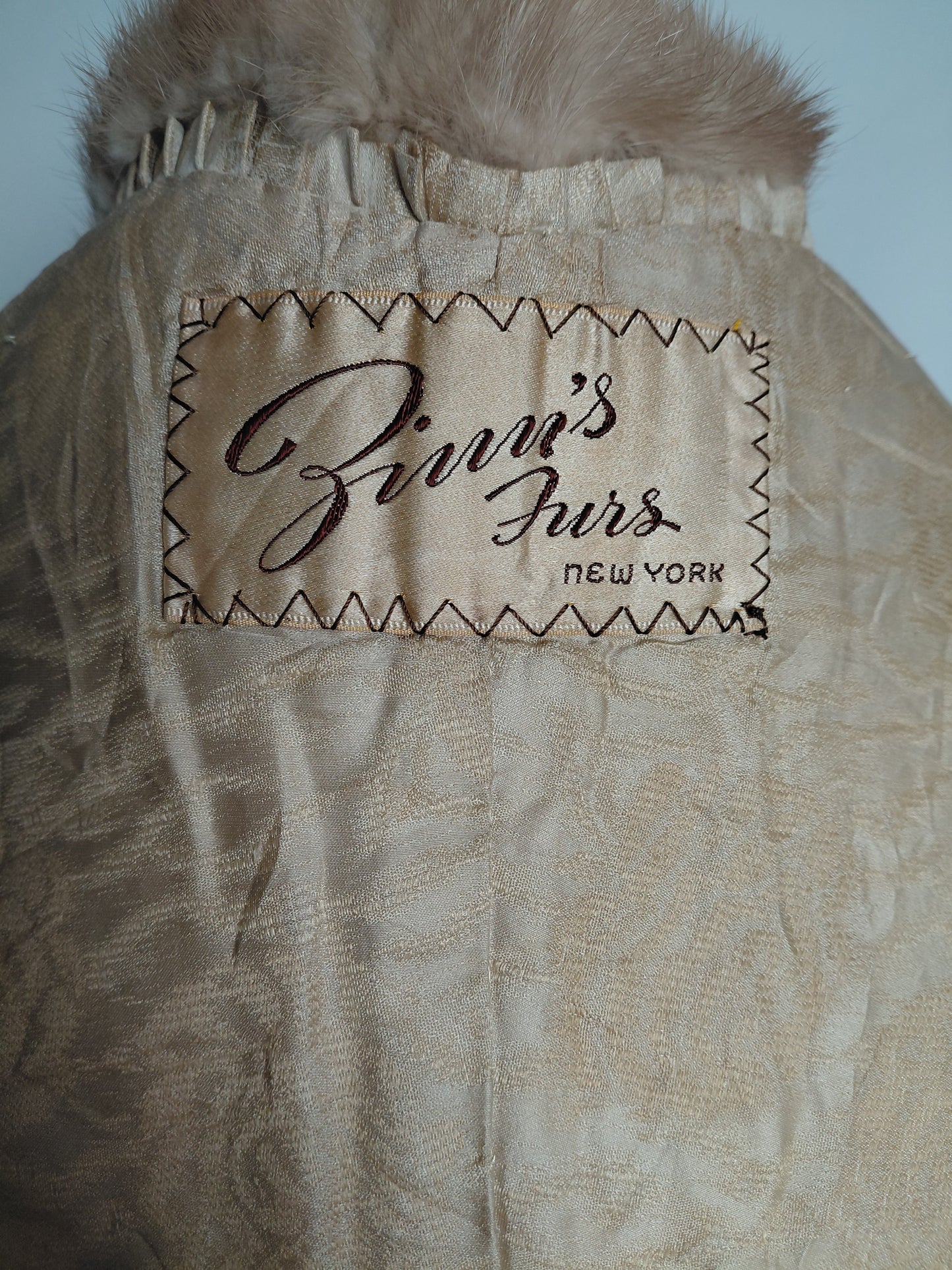 Vintage pels slá, ekta (1940-1950), inn's Furs