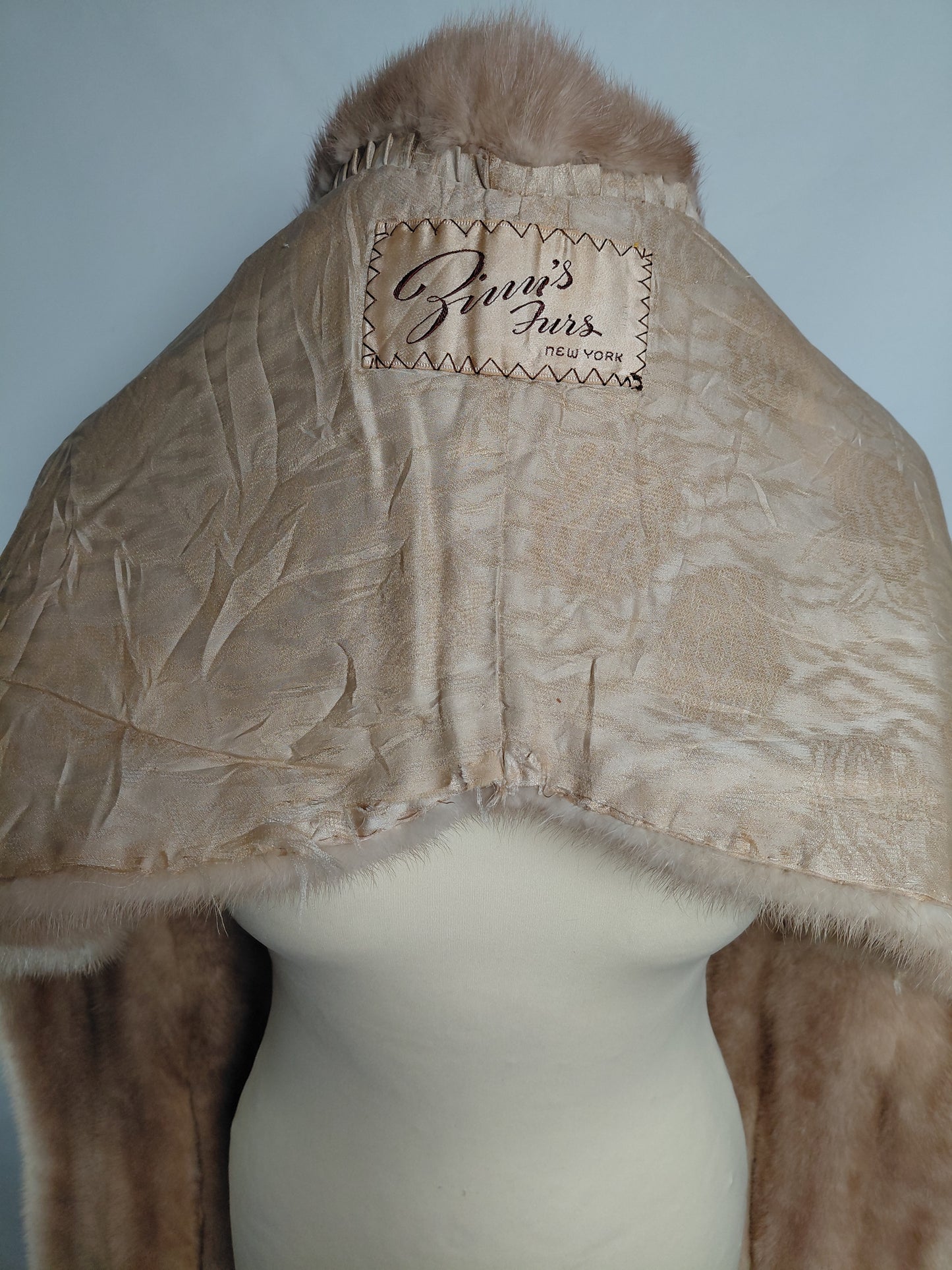 Vintage pels slá, ekta (1940-1950), inn's Furs