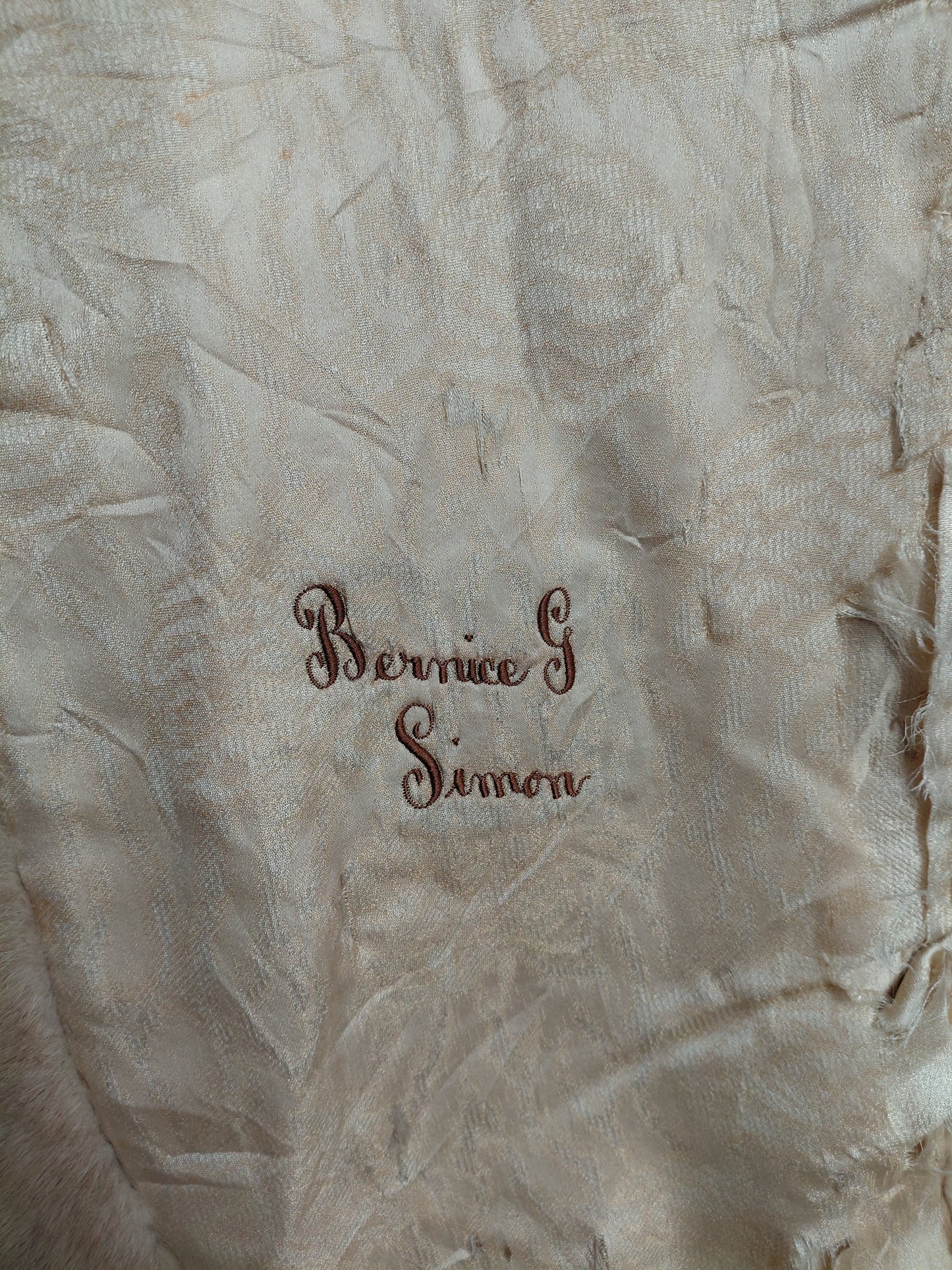 Vintage pels slá, ekta (1940-1950), inn's Furs