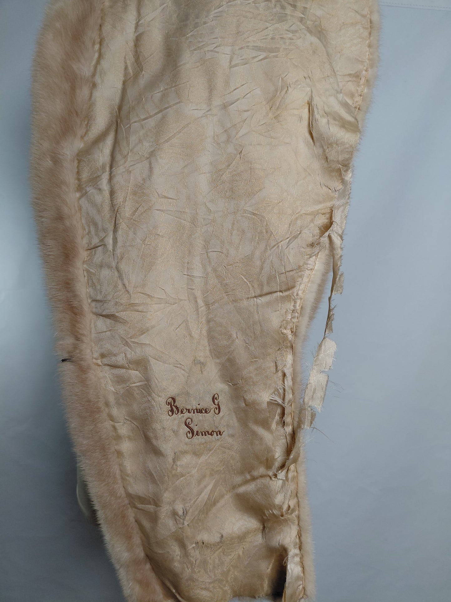 Vintage pels slá, ekta (1940-1950), inn's Furs