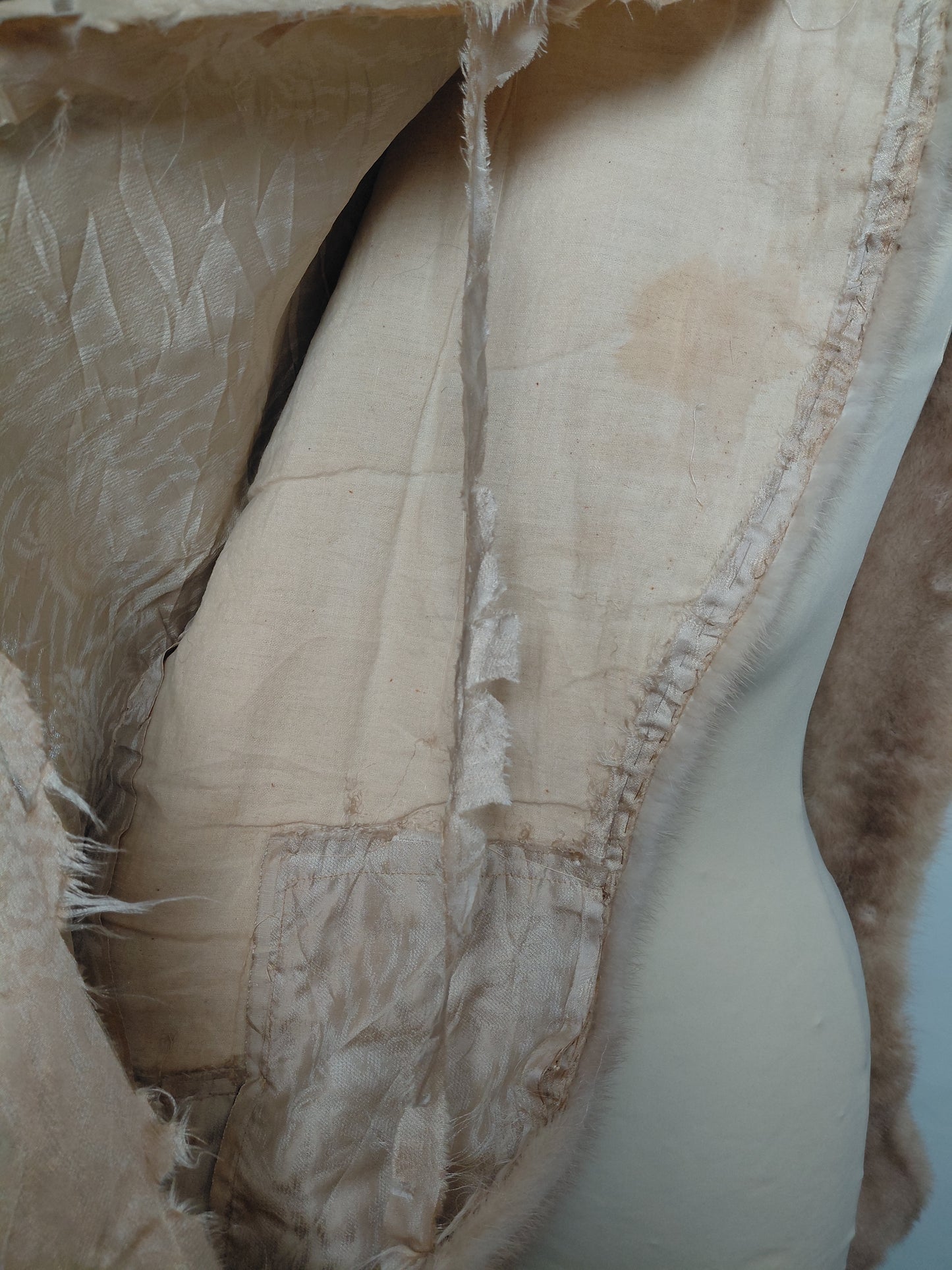 Vintage pels slá, ekta (1940-1950), inn's Furs